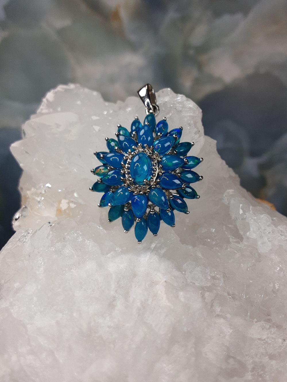 925 Enhanced Opal Pendant. PRICE IS FIRM.